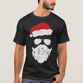 Camiseta Hipsteres Barbeando Aviador Óculos escuros Xmas Ch