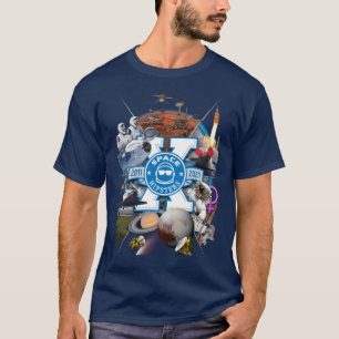 Camiseta Hipsteres espaciais® X Colagem T-Shirt - Homens (
