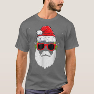 Camiseta Hipsteres Papais noeis Barba Aviador Óculos de sol