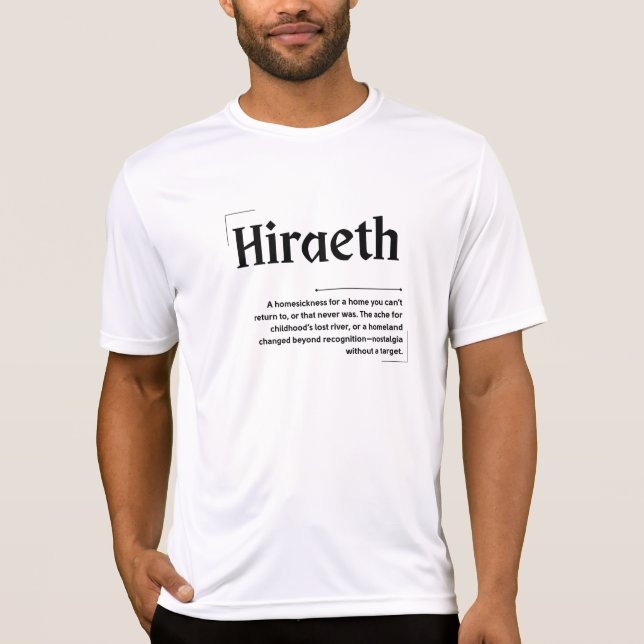 Camiseta "Hiraeth" Homesick (Frente)