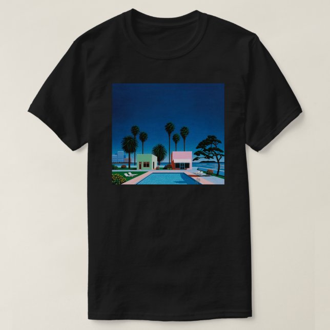 Camiseta Hiroshi Nagai Vaporwave Clássico T-Shirt (Frente do Design)