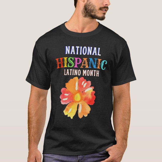 Camiseta Hispanic Ceremony Month Prideful Latin Spanish Ami (Frente)