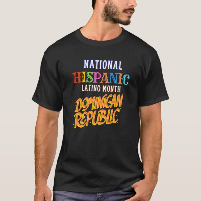 Camiseta Hispanic Ceremony Month Prideful Latin Spanish Ami (Frente)