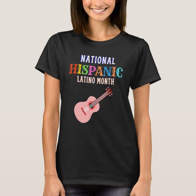 Camiseta Hispanic Ceremony Month Prideful Latin Spanish Ami (Frente)