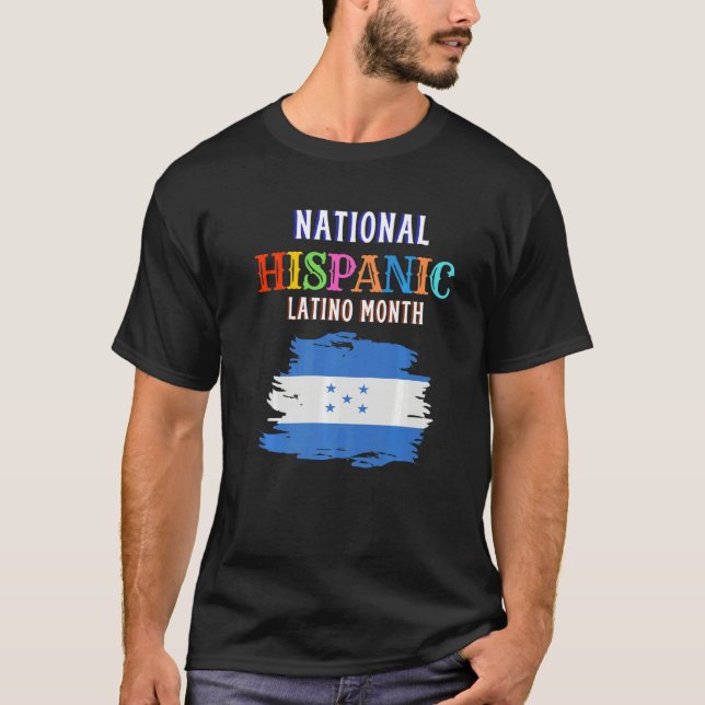Camiseta Hispanic Ceremony Month Prideful Latin Spanish Ami (Frente)