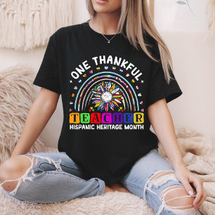 Camiseta Hispânico Patrimônio Mês Um Obrigado Professor Lat