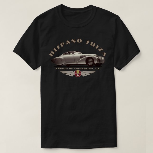 CAMISETA HISPANO SUIZA (Frente do Design)