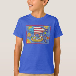 CAMISETA HISS N' FITZ CATES E MOUSE EM 4 DE JULHO DE ZEPPEL