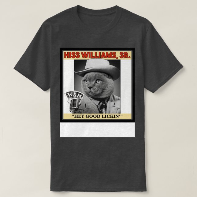 Camiseta Hiss williams (Frente do Design)