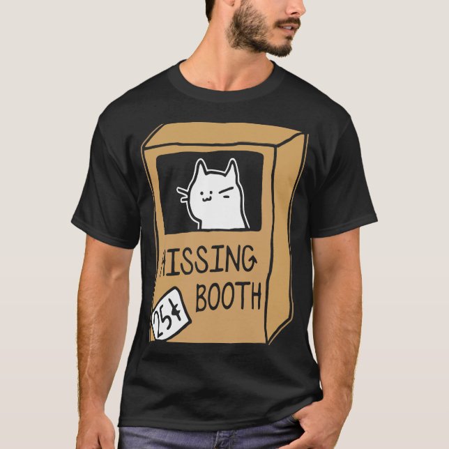 Camiseta Hissing Booth Kitten Kitten Cat Furdad Furdad Para (Frente)