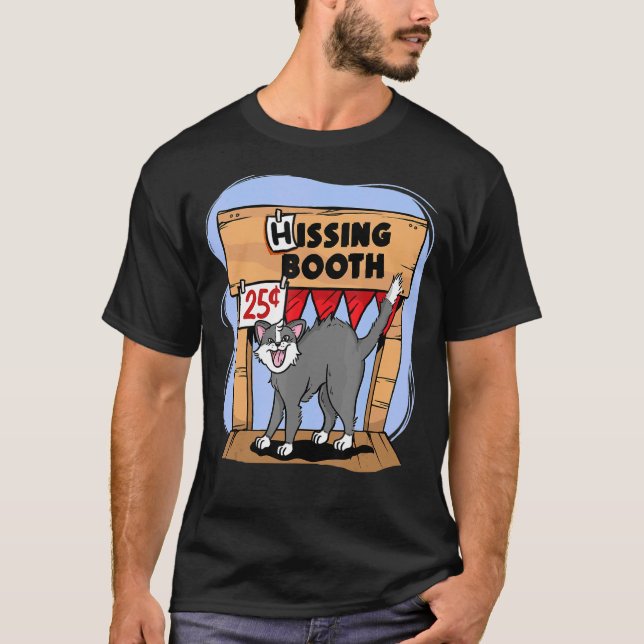Camiseta Hissing Booth Kitten Kitty Cat Furmdad Furdad (Frente)