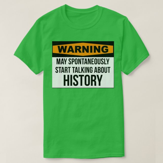 Camiseta História (Frente do Design)