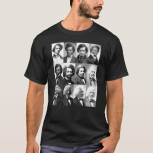 Camiseta História Africana Americana Frederick Douglass Bla