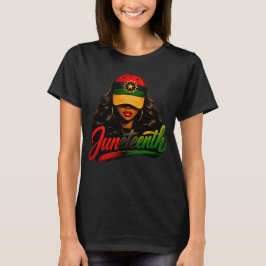 Camiseta História Afro-Americana de Mulheres Negras no June