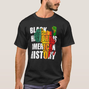 Camiseta História Afro-Americana É História Americana