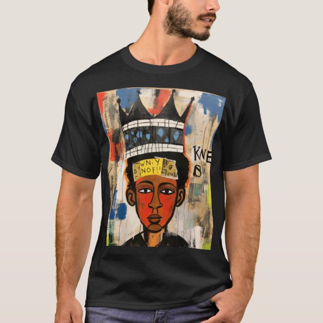 Camiseta História afro-americana e orgulho cultural negro. (Frente)