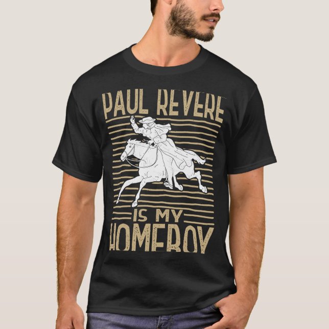 Camiseta História Americana Paul Revere (Frente)