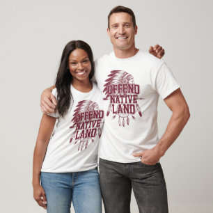 Camiseta História Americana Terra Nativa.Indiana.Chefe Clás