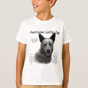 Camiseta História Azul Australiana do Cão; ACD Azul