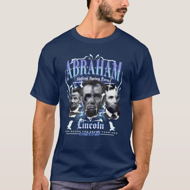 Camiseta História Contrabando Abraham Lincoln Contrabando R (Frente)