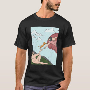 Camiseta História da Arte Belas Artes Michelangelo Gato par