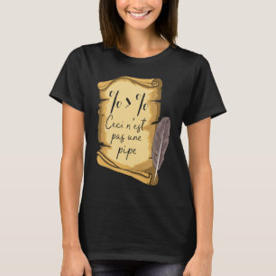 Camiseta História da Arte Ceci n est Pas Une Pipe Data Scie