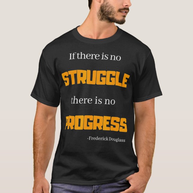 Camiseta História da Cultura Negra T Frederick Douglass  (Frente)