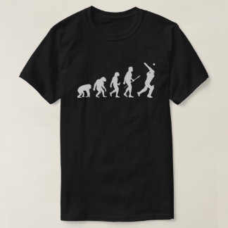 Camiseta História da Evolução do Cricket Lover Gift do Cric