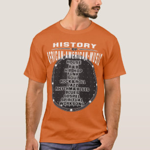 Camiseta História Da Música Afro-Americana