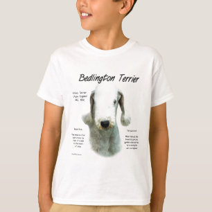 Camiseta História de Bedlington Terrier; Tudo Sobre Bedling