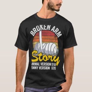 Camiseta História de Braço Quebrado Versão Normal 10 Versão