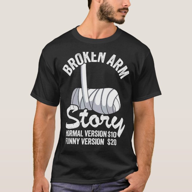 Camiseta História de Braço Quebrado Versão Normal 10 Versão (Frente)