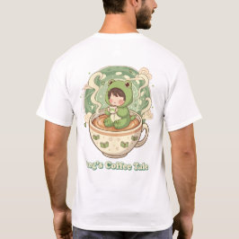 Camiseta História de Café do Sapo Bonitinho Design