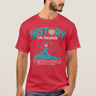 Camiseta História de Cal Raleigh para Big Dumper Seattle Ba
