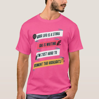 Camiseta História de Deus Minha Lente amigos Faithee