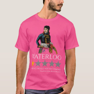 Camiseta História de Napoleão Bonaparte na França Batalha d