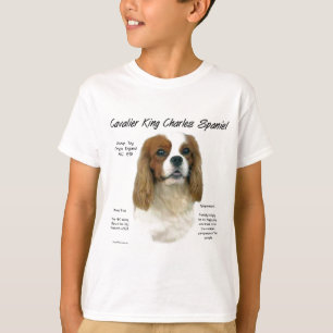 Camiseta História descuidado do Spaniel de rei Charles