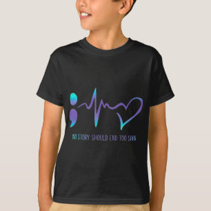Camiseta História Deve Acabar Demais Rapidamente Sensibiliz