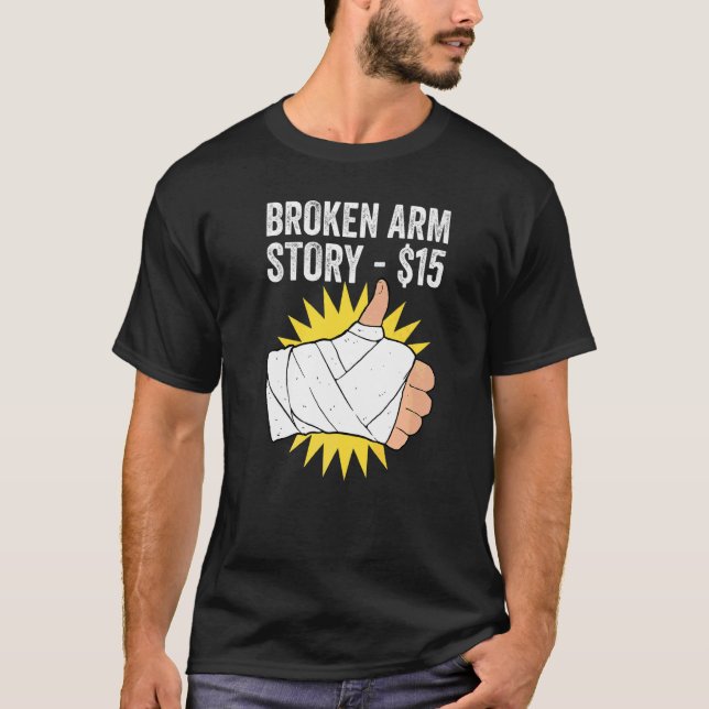 Camiseta História do Braço Quebrado   (Frente)