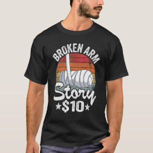Camiseta História do Braço Quebrado 10 Crianças com Mão Que