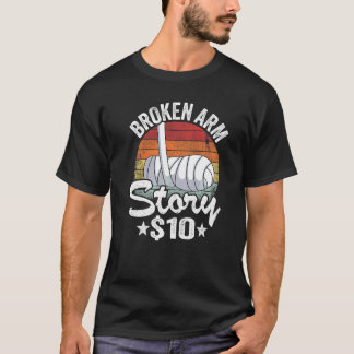 Camiseta História do Braço Quebrado 10 Crianças com Mão Que