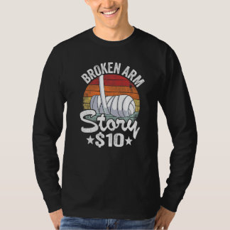 Camiseta História do Braço Quebrado 10 Crianças com Mão Que
