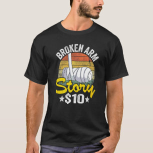 Camiseta História do Braço Quebrado 10 Crianças com Mão Que