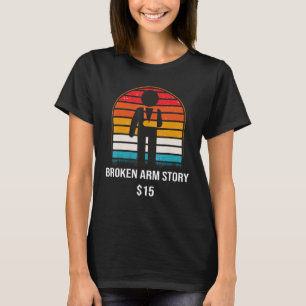 Camiseta História do Braço Quebrado 15 Osso Quebrado