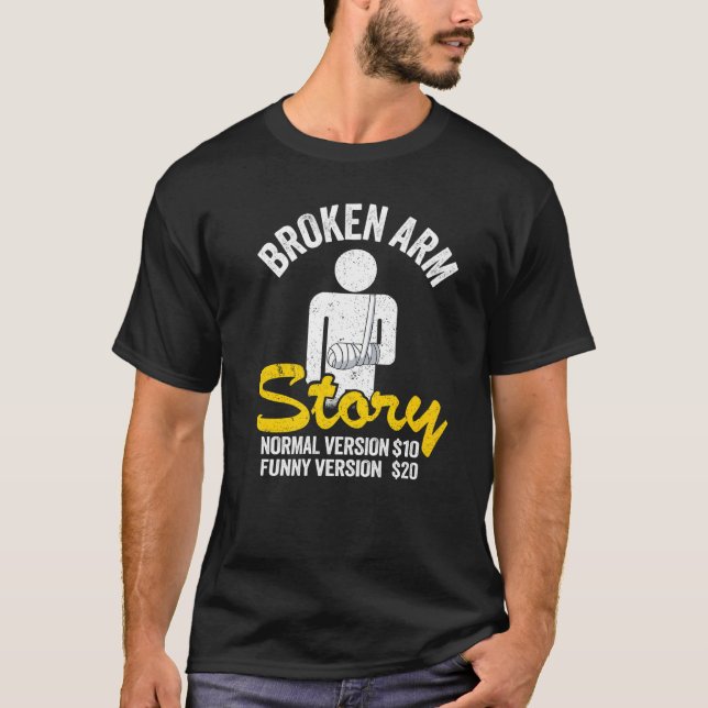 Camiseta História do Braço Quebrado Versão Normal 10 Versão (Frente)