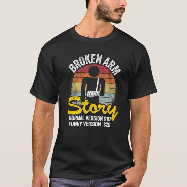Camiseta História do Braço Quebrado Versão Normal Versão 10 (Frente)