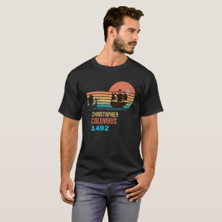 Camiseta história do dia de Cristóvão Colombo