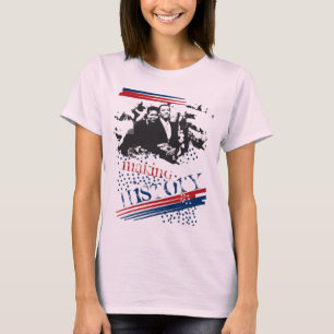 Camiseta História do fazer de Obama