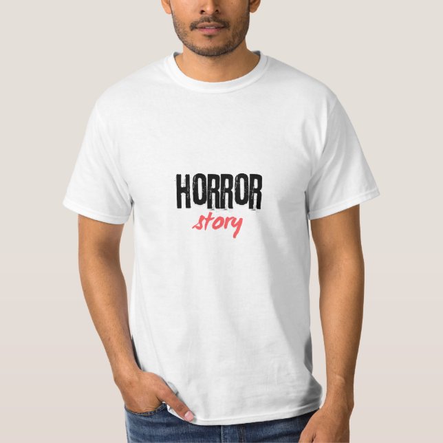 Camiseta História do horror (Frente)