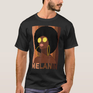 Camiseta História do Orgulho Negro Mês Roupa Afro-Americano